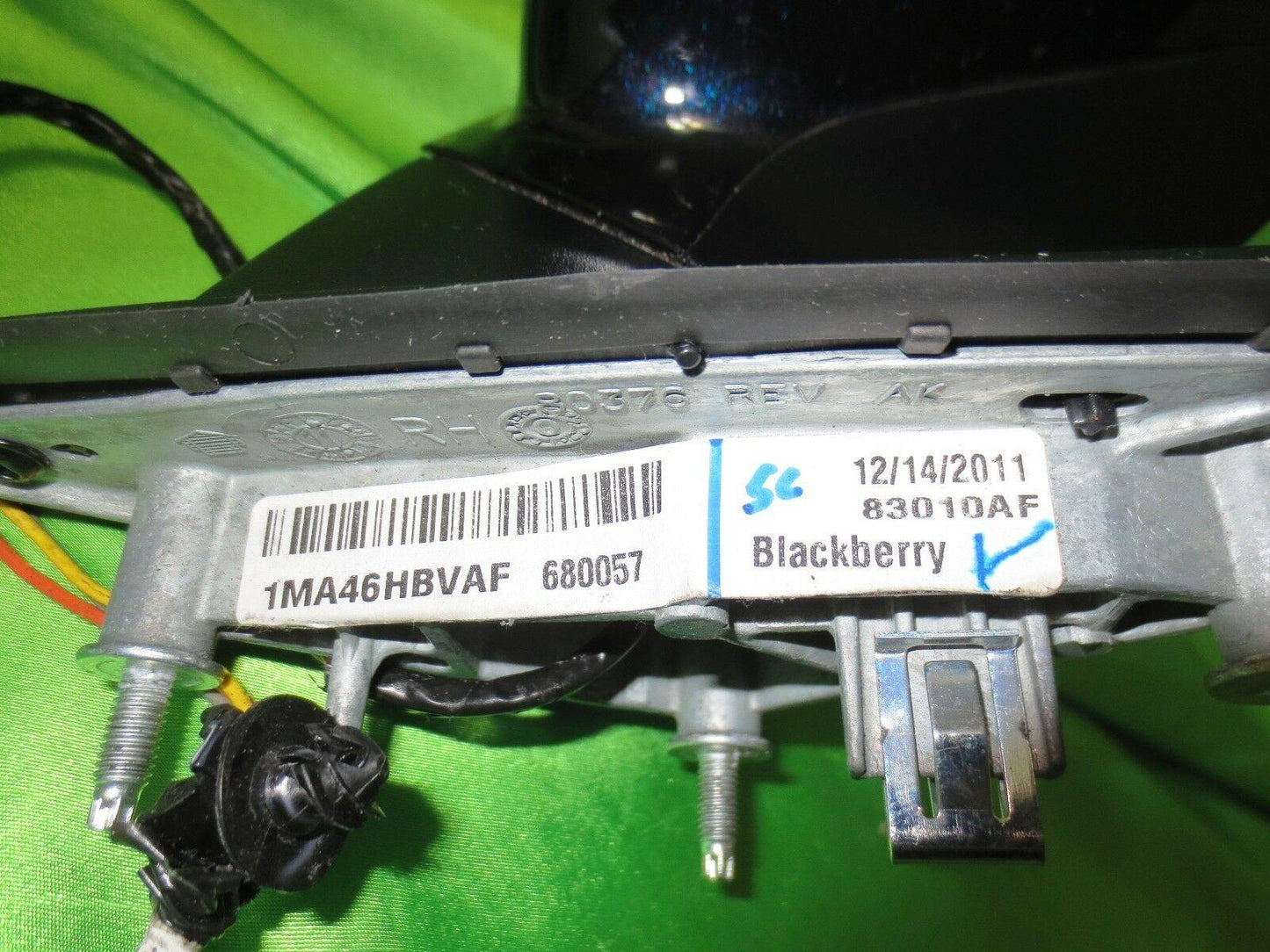 11-21 Charger Right Door Outside Mirror Blackberry 1MA46TZZAK