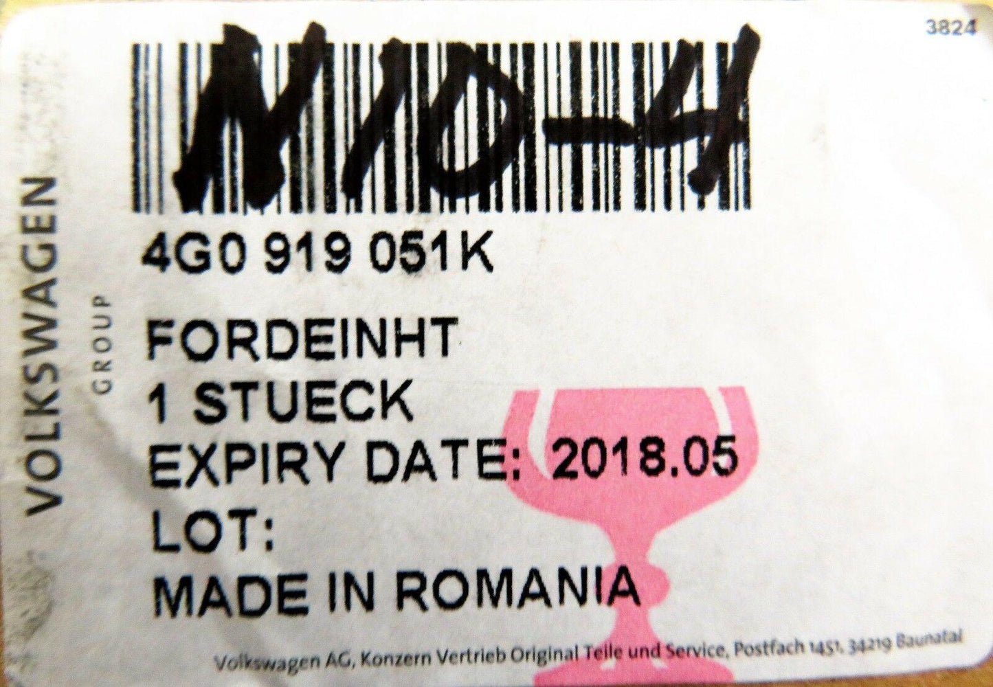 12-18 A6 A7 S6 S7 InTank Electric Fuel Pump & Sender 4G0919051K DC3Z17683BA