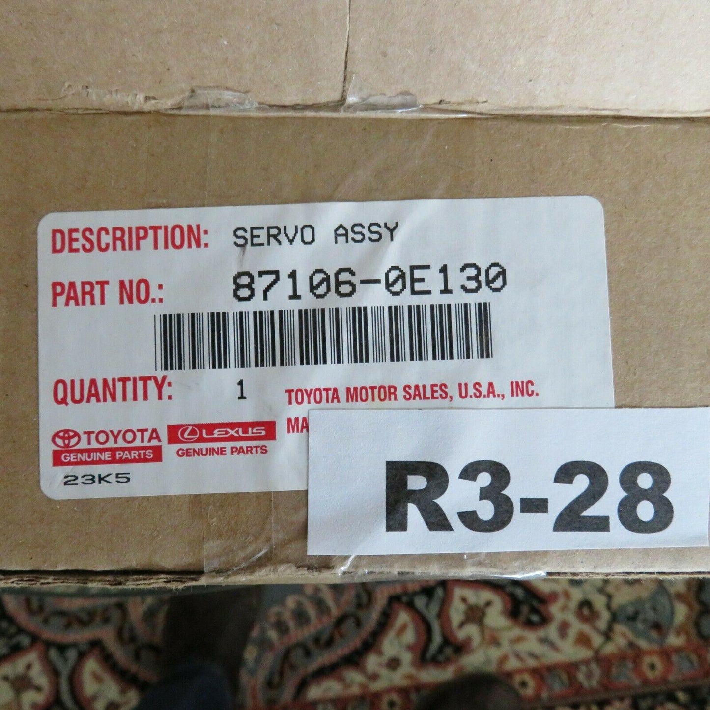 16-23 Lexus Toyota A/C Servo Damper 8710658050