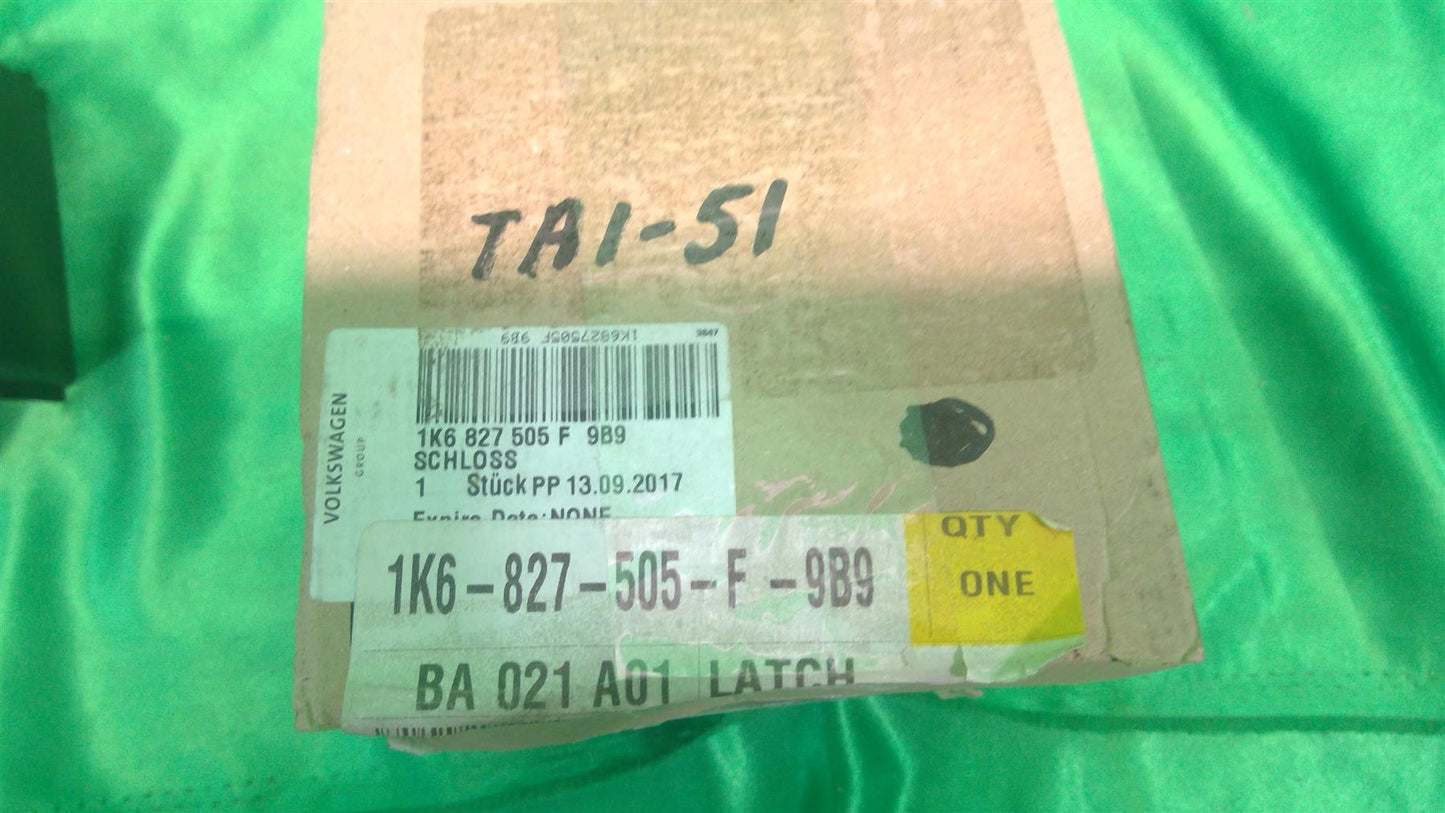 06-09 GTI Passat R32 Rabbit Upper Latch Lock 1K6827505F9B9