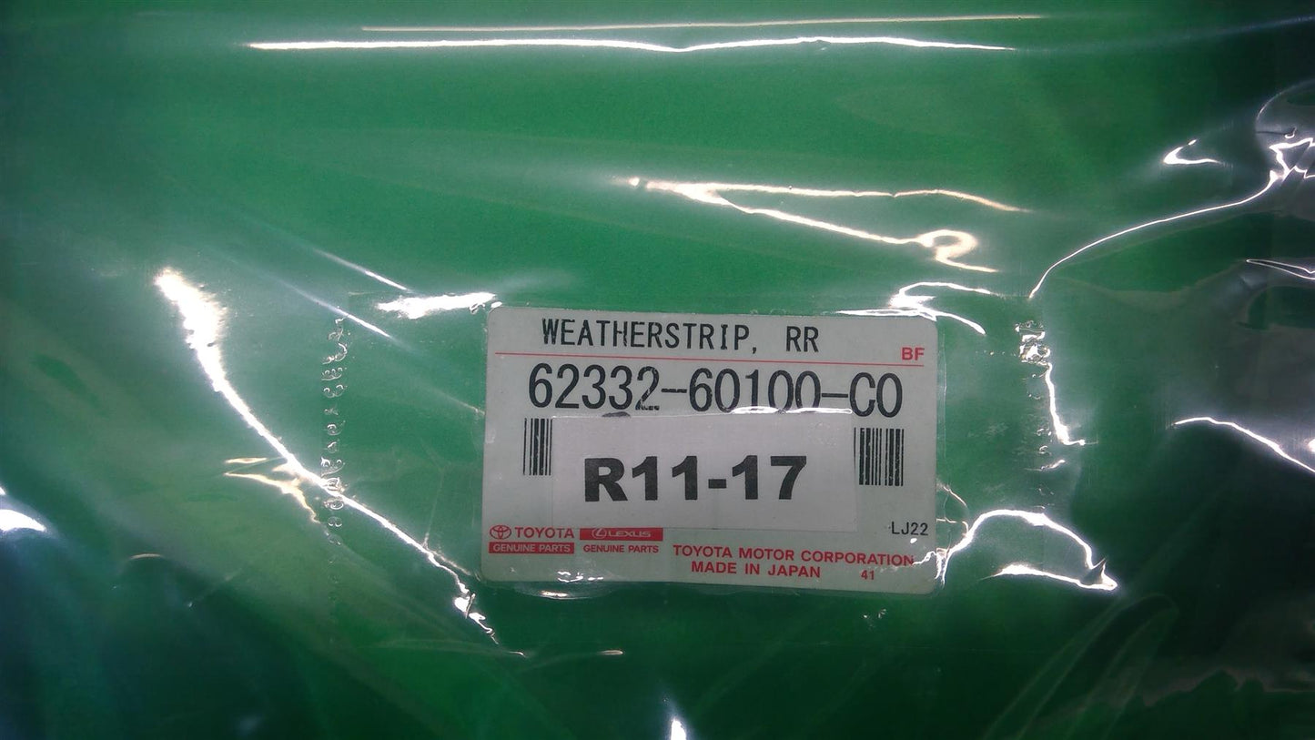 10-23 GX460 Left Rear Door Seal Weatherstrip 6233260101C0