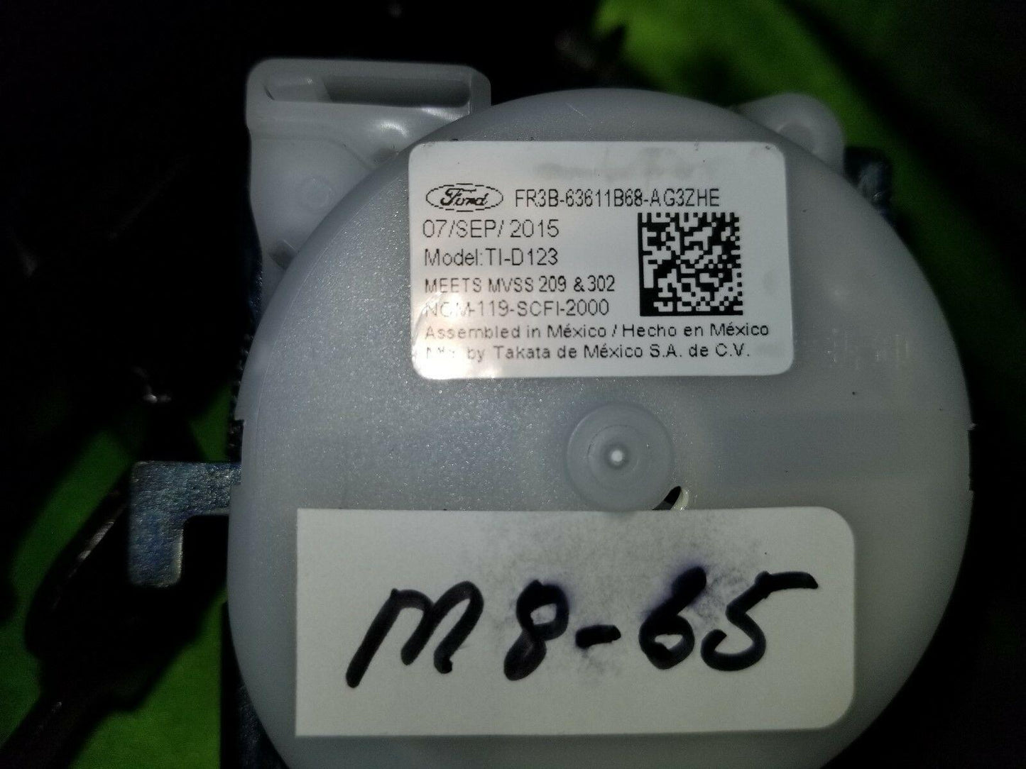 15-17 Mustang Right Lap & Shoulder Belt FR3Z36311B08AB