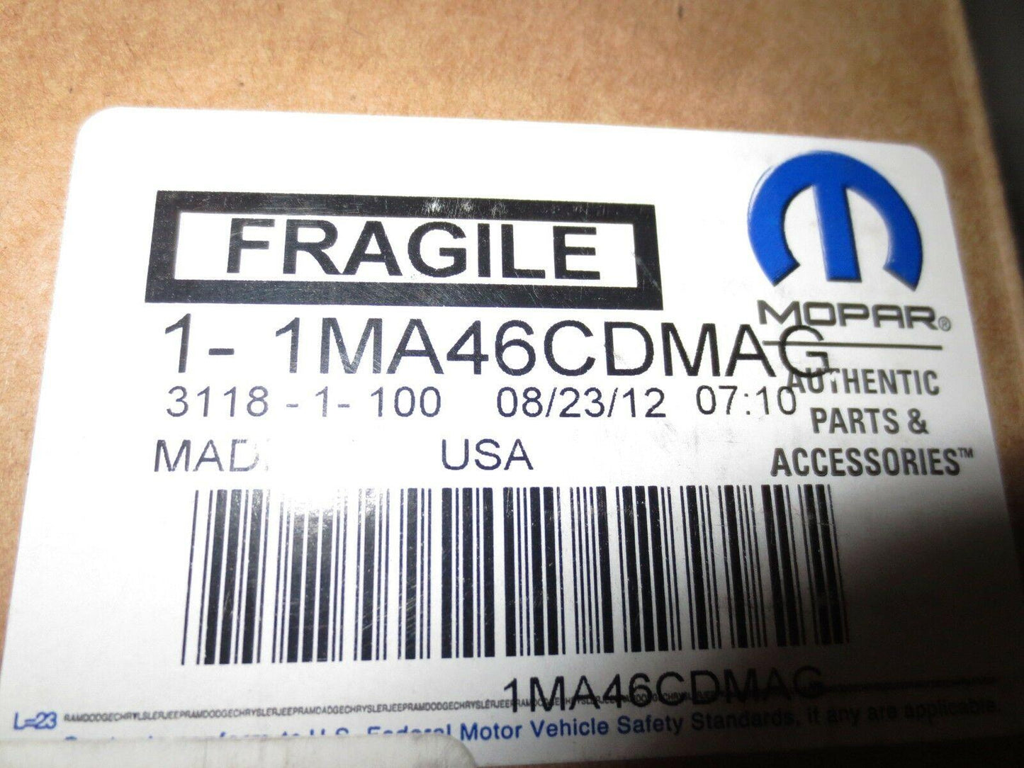 11-14 Charger Right Side View Mirror 1MA46CDMAG