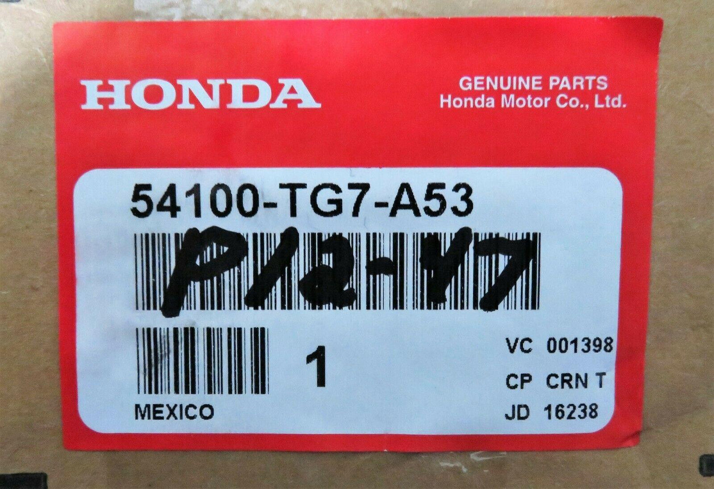 16-17 Pilot Gear Shift Switch 54100TG7A53