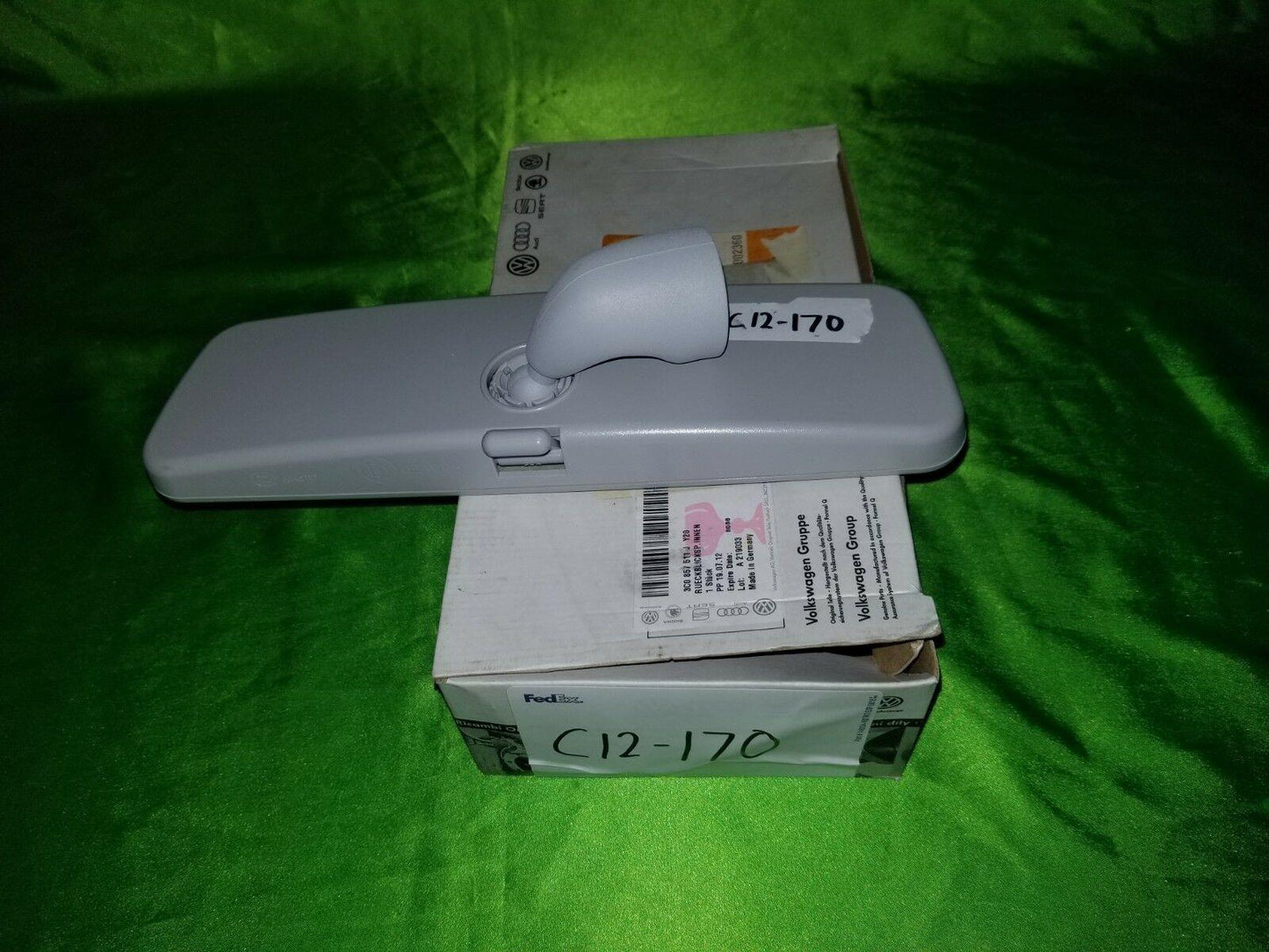 18-20 Tiguan Jetta Rear View Mirror Grey 3C0857511JLAN