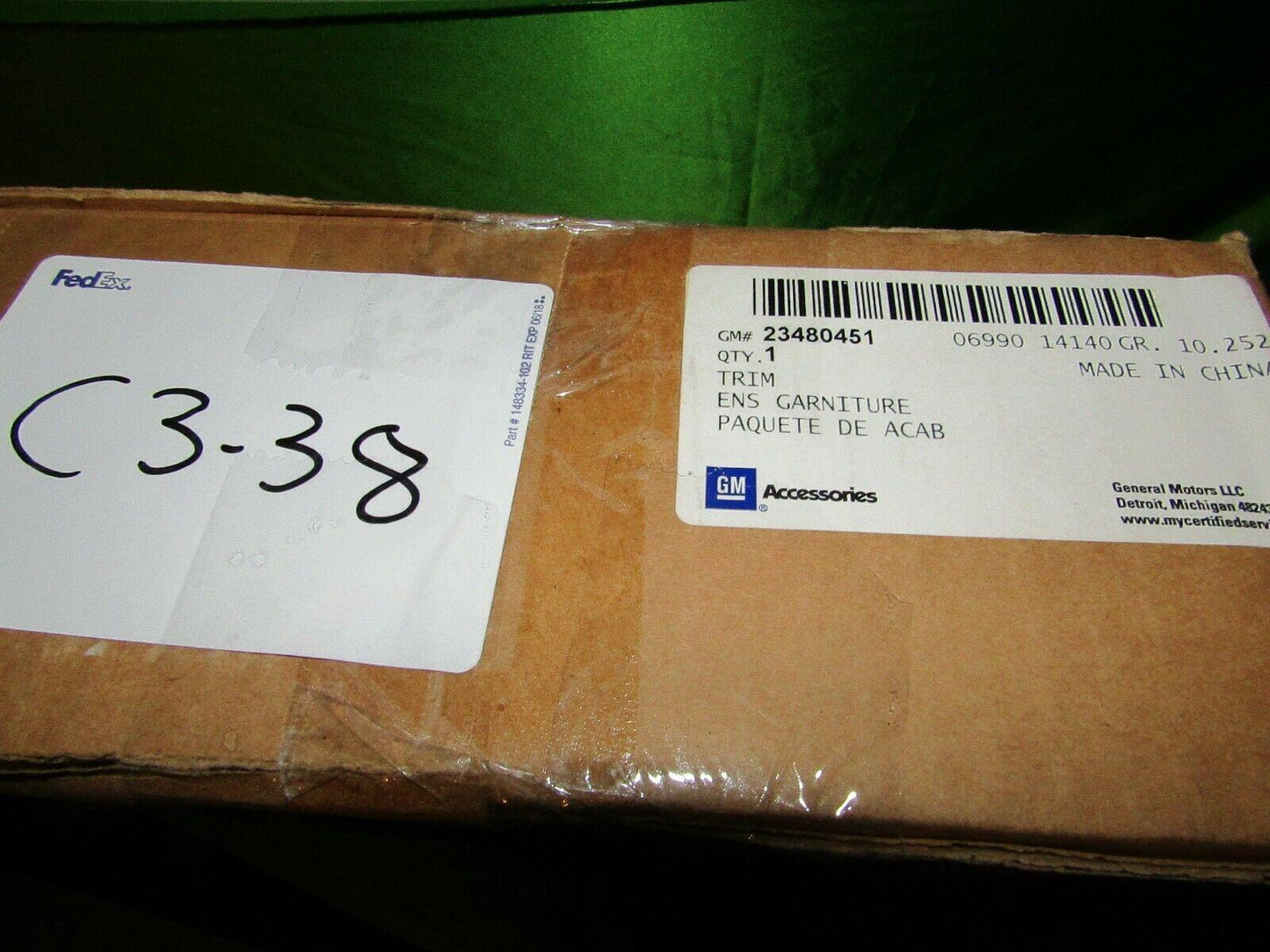 15-19 ATS Interior Trim Kit Ash Wood Sapele Gloss 22907402