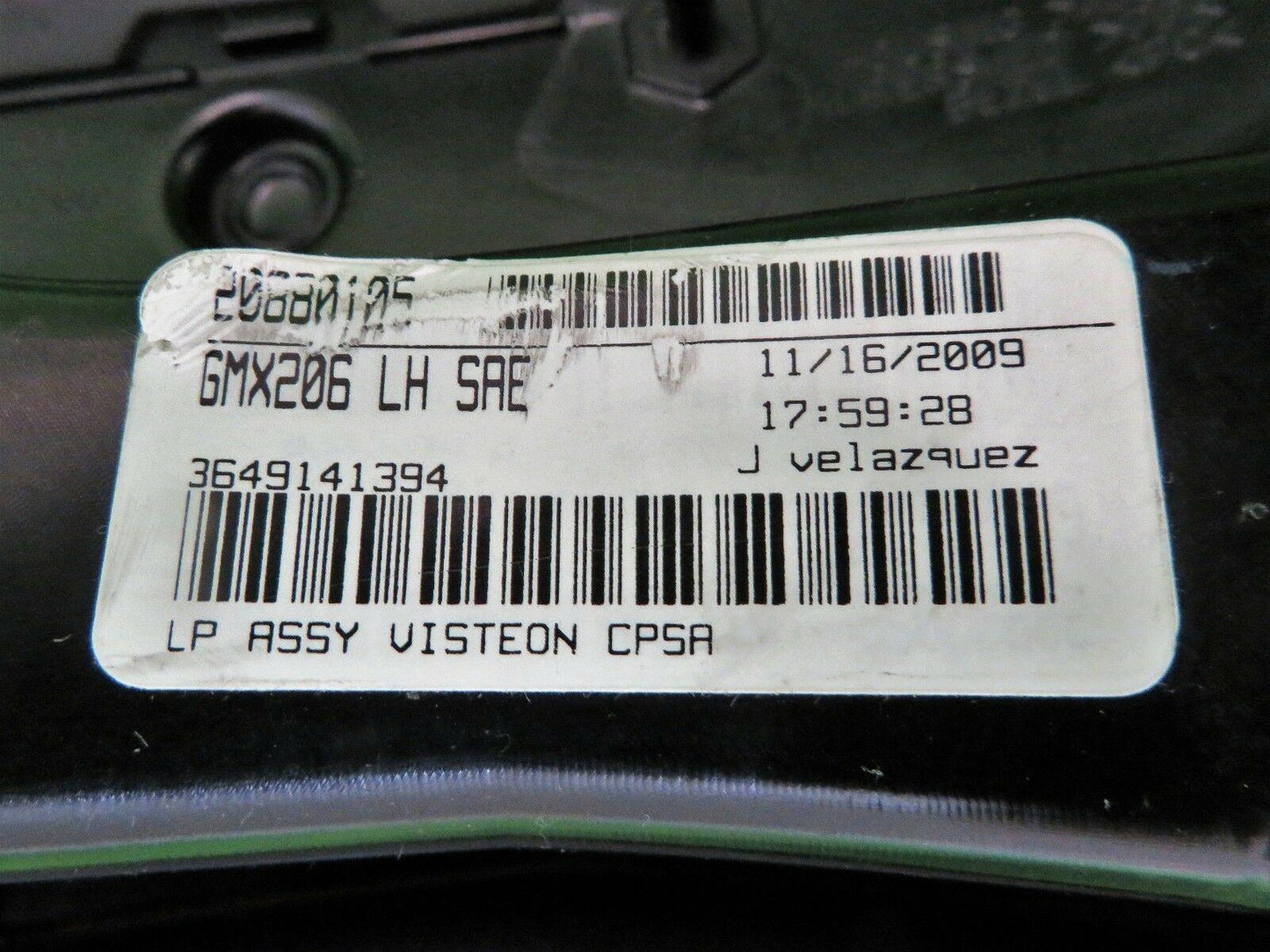 10-14 CTS CTS-V SportWagon Left Tail Light 22979371