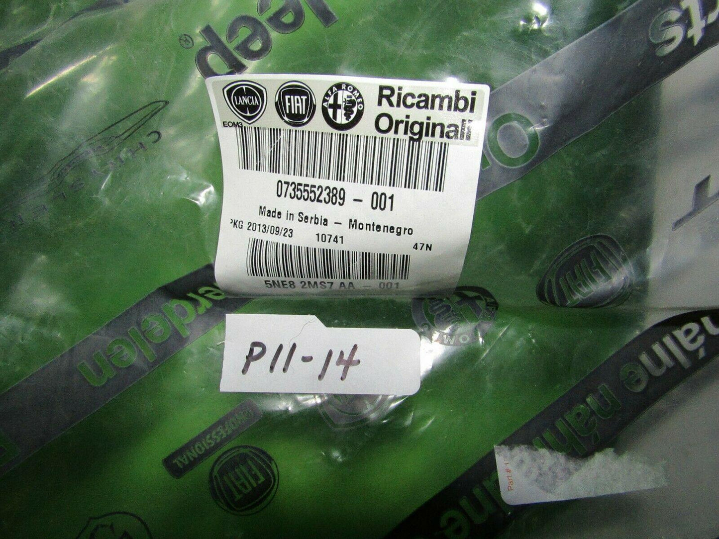 14-20 Fiat500L Lift-Gate Left Trim Panel Molding 5NE82MS7AA