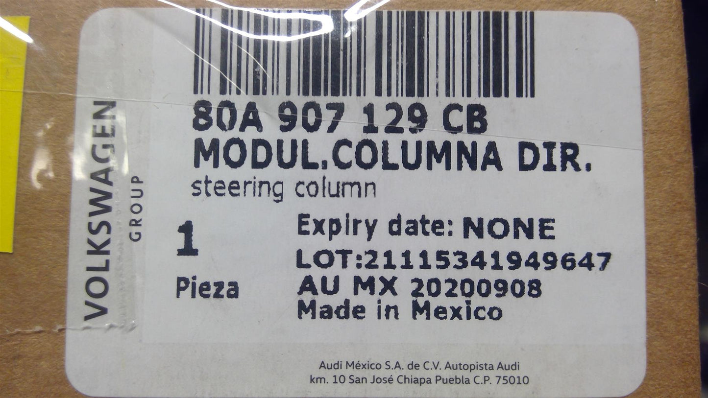 18-20 Q5 Q5 PHEV SQ5 Combo Switch w/Ln depart warn w/o Ln Chng Asst 80A907129CB