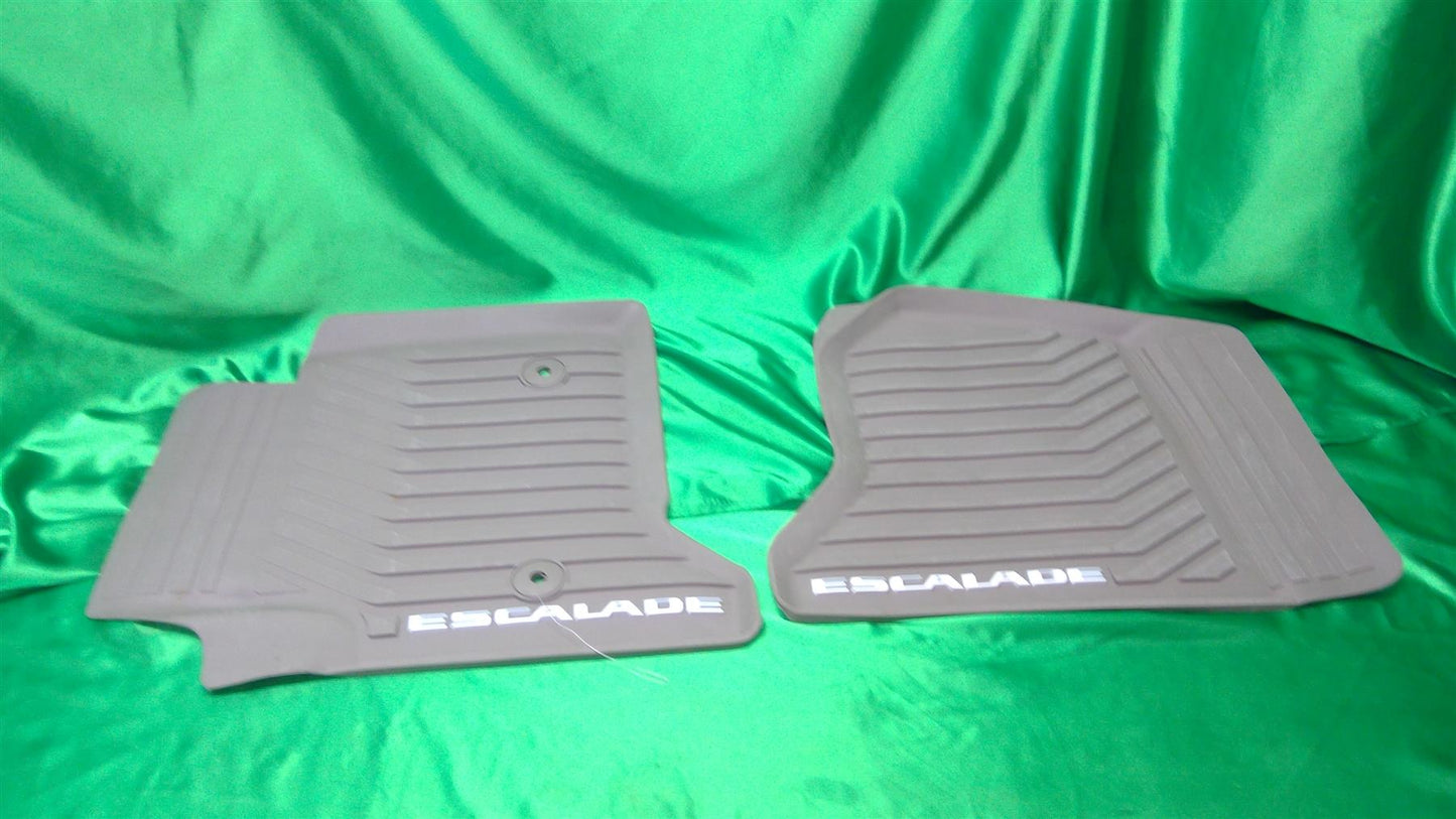 15-20 Escalade 3-Row Floor Mat Set Titanium Gray 22858831, 23470070, 22858821