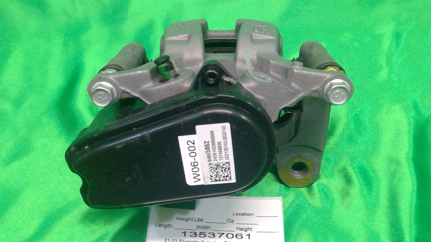 21-23 GM Full Size SUV All 1/2 Ton Trk L Rear Caliper Assy 13537061