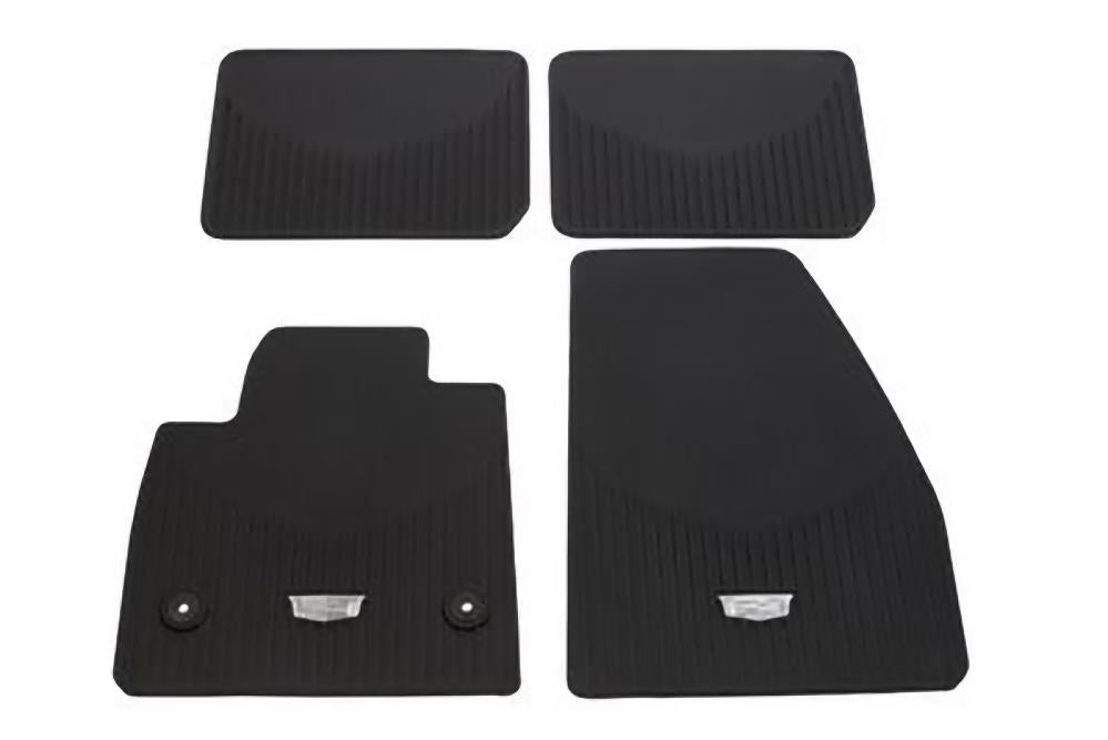 20-22 XT6 Front Rear Jet Black w/Logo Mats 84220178