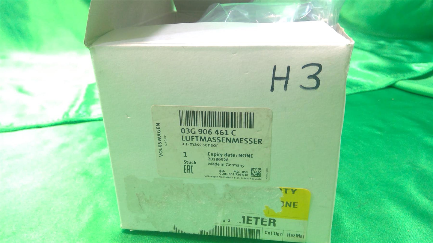 09-15 Beetle Golf Jetta Passat Sportwagen Mass Air Flow Sensor 03G906461C