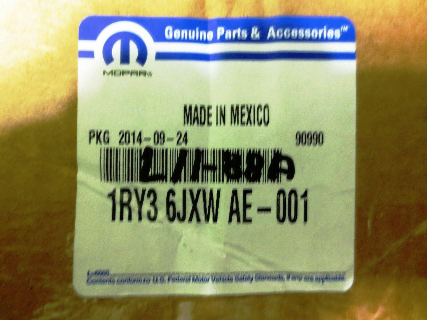 12-19 Fiat500 Center Floor Console Black 5RD52JXWAD