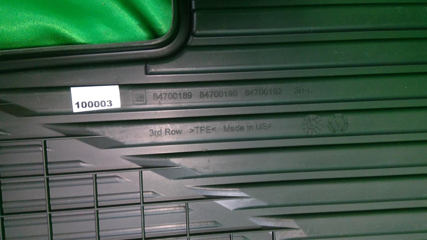 21-24 Escalade Third Row Premium All Weather Floor Mat 84700189