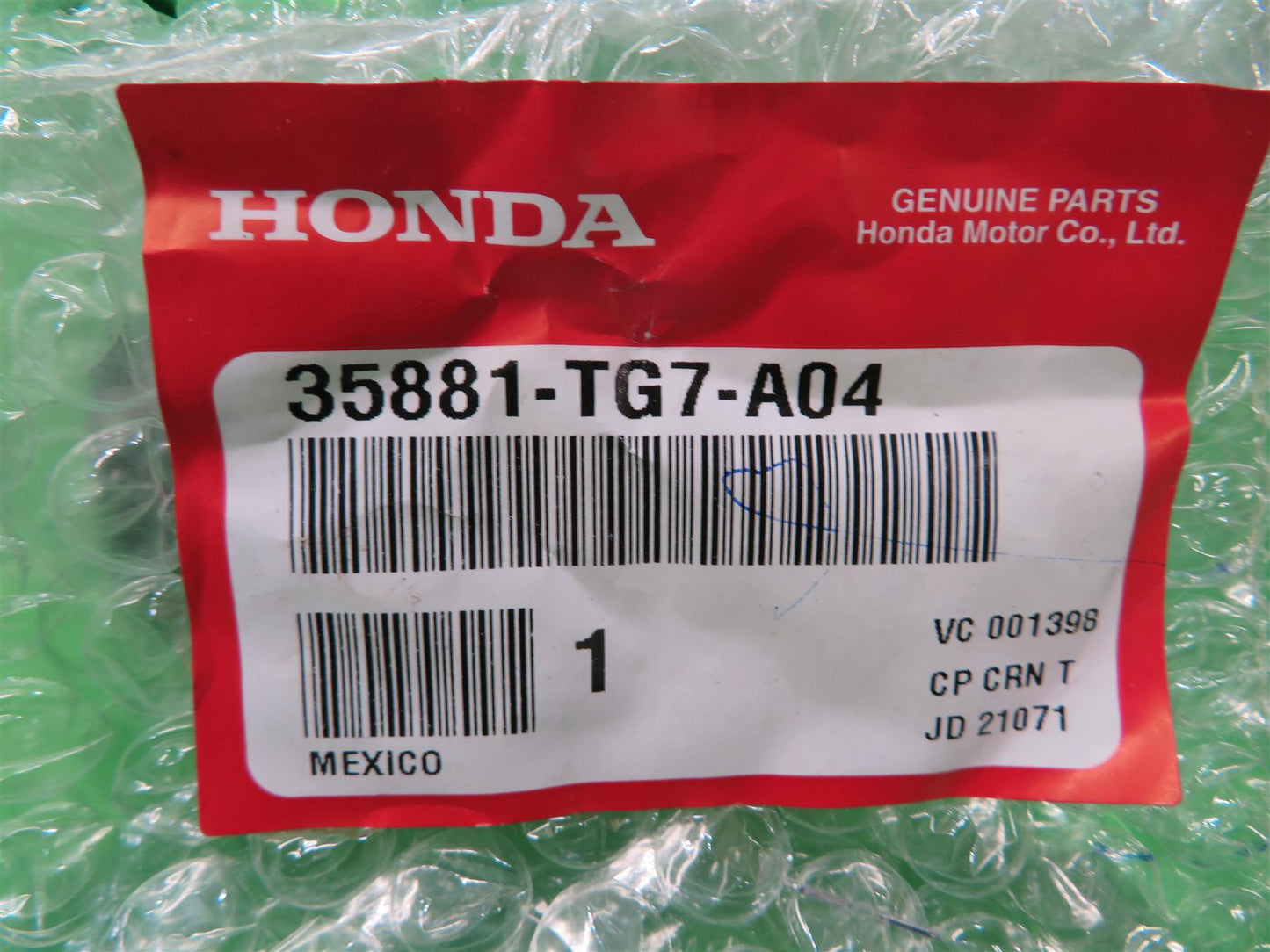 16-21 Fit Pilot Engine Start Stop Switch 35881TG7A04