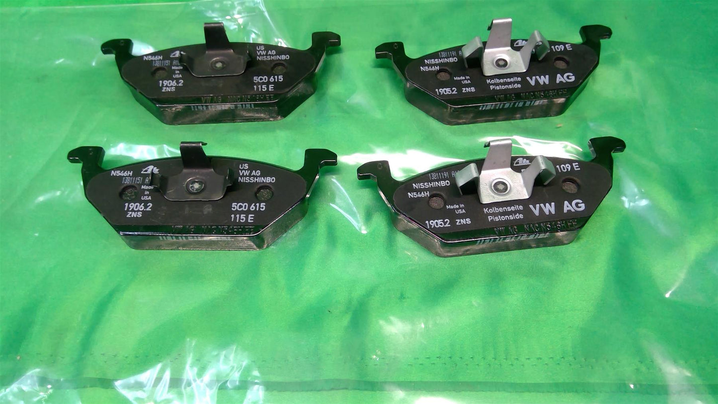 10-19 Beetle Jetta Sportwagen Front Disc Brake Pad Set 5C0698151A