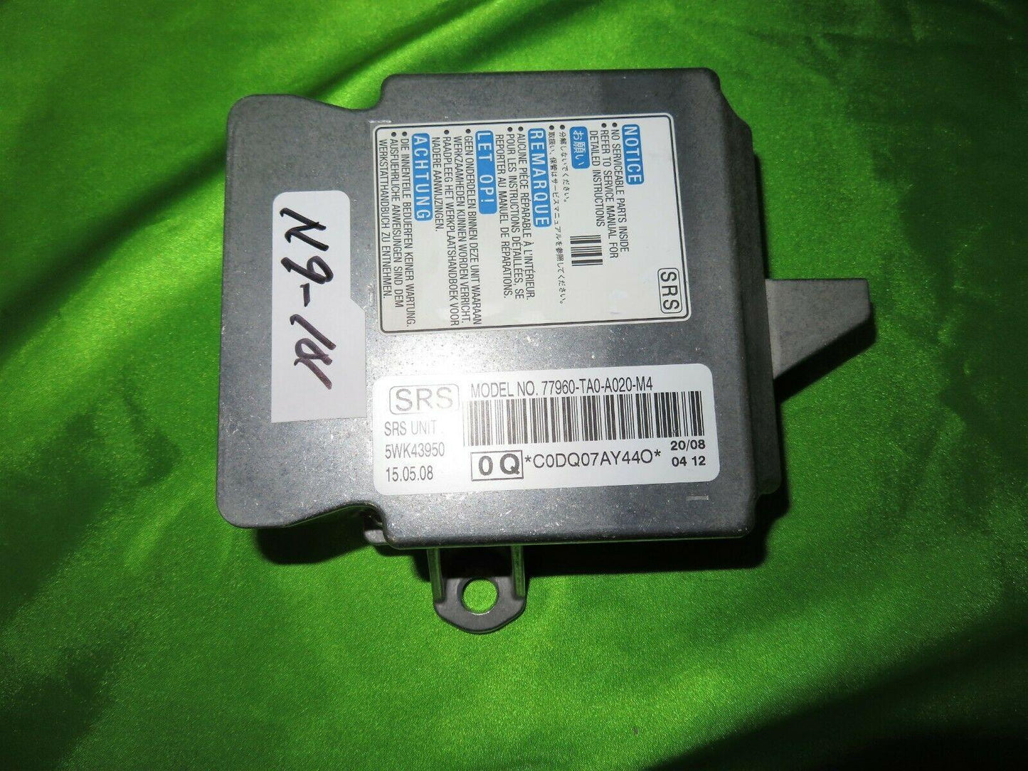 08-10 Accord SRS Body Control Module 77960TA0A02