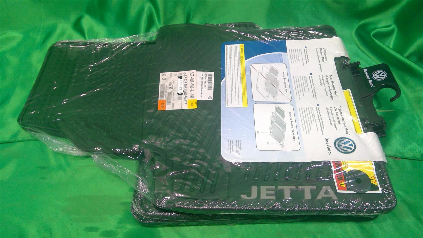 11-18 Jetta All Weather Black Monster Mats 5C7061550A041