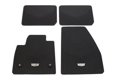 20-22 XT6 All Weather Floor Mat Set w/3rd Row Black 84220178, 84220182