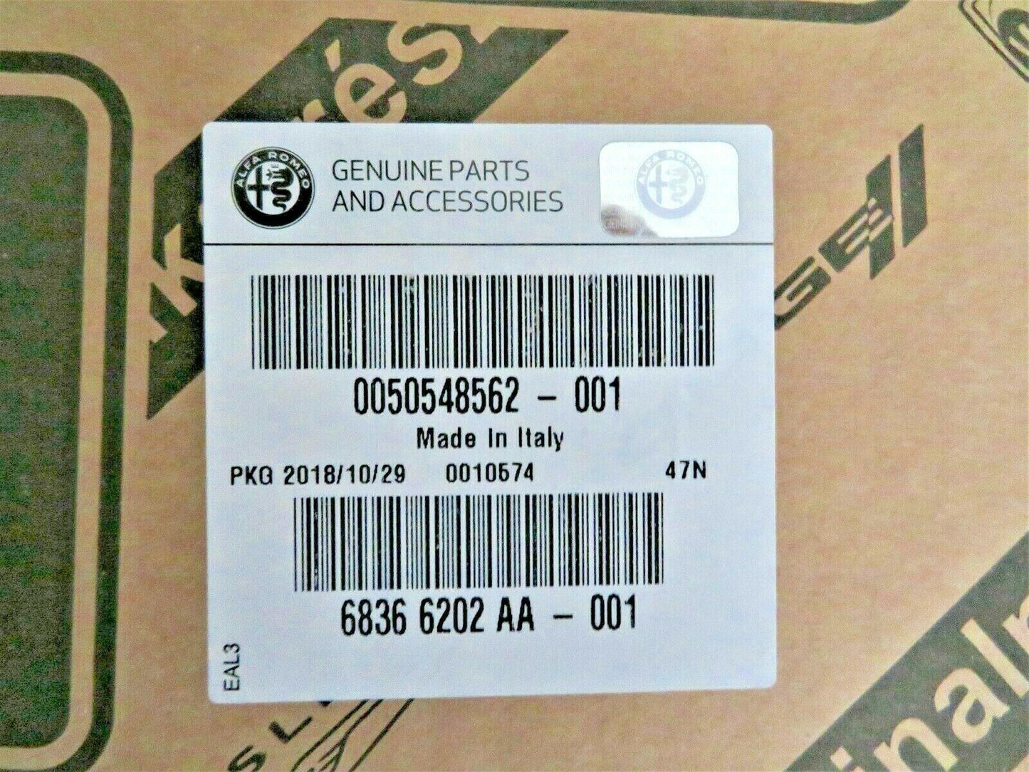 2017Giulia Right Tail Light 68366202AA