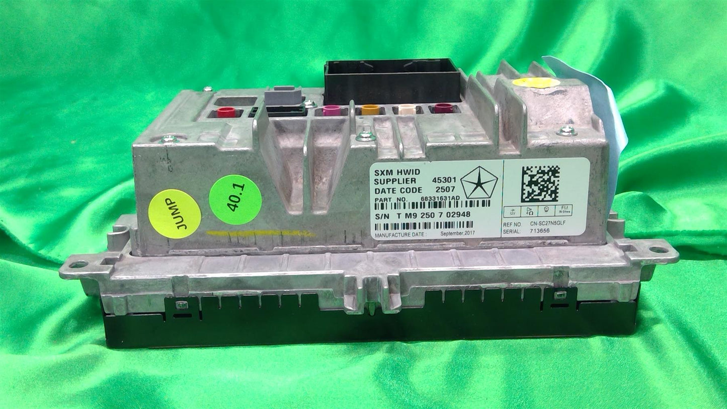 2018 Ram 3500 4500 5500 Multimedia Radio 68331631AD