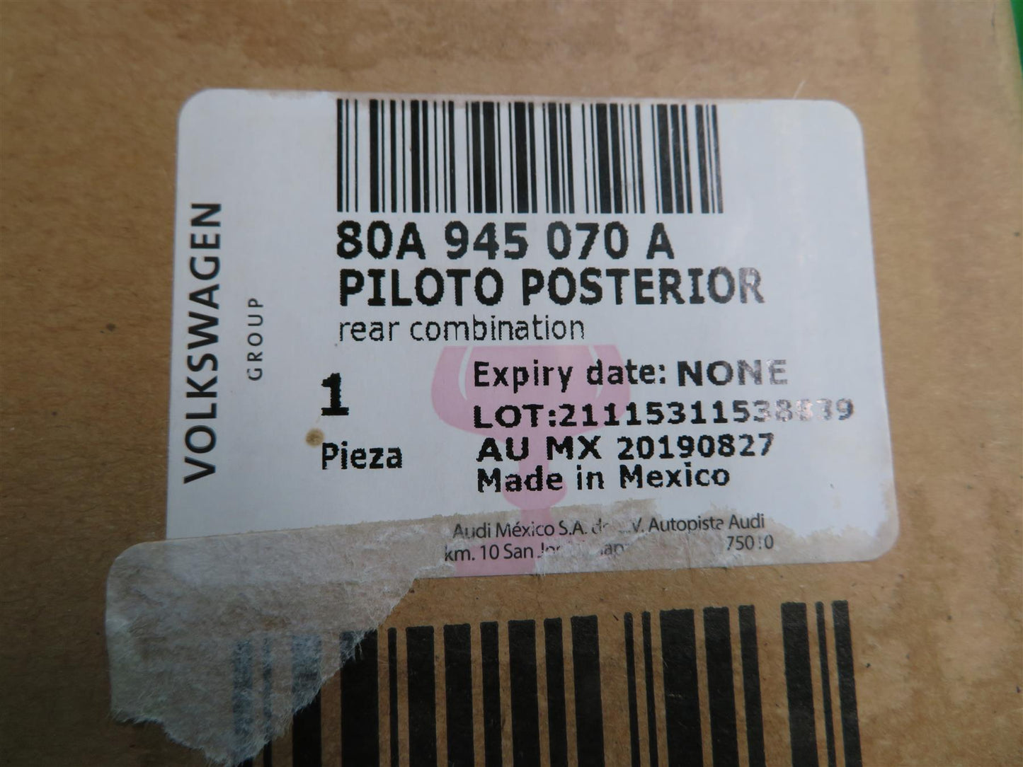 18-20 Q5 SQ5 Right Lower Tail Light Assembly 80A945070A