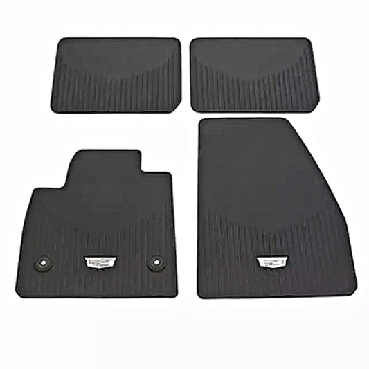 20-21 CT6 2nd & 3rd Row Prem All-Weather Floor Mats Dk Titanium 84605136