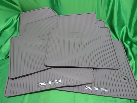 17-22 XT5 All Weather Prem Fr RR Mats Dark Titanium/Grey Logo 84072386