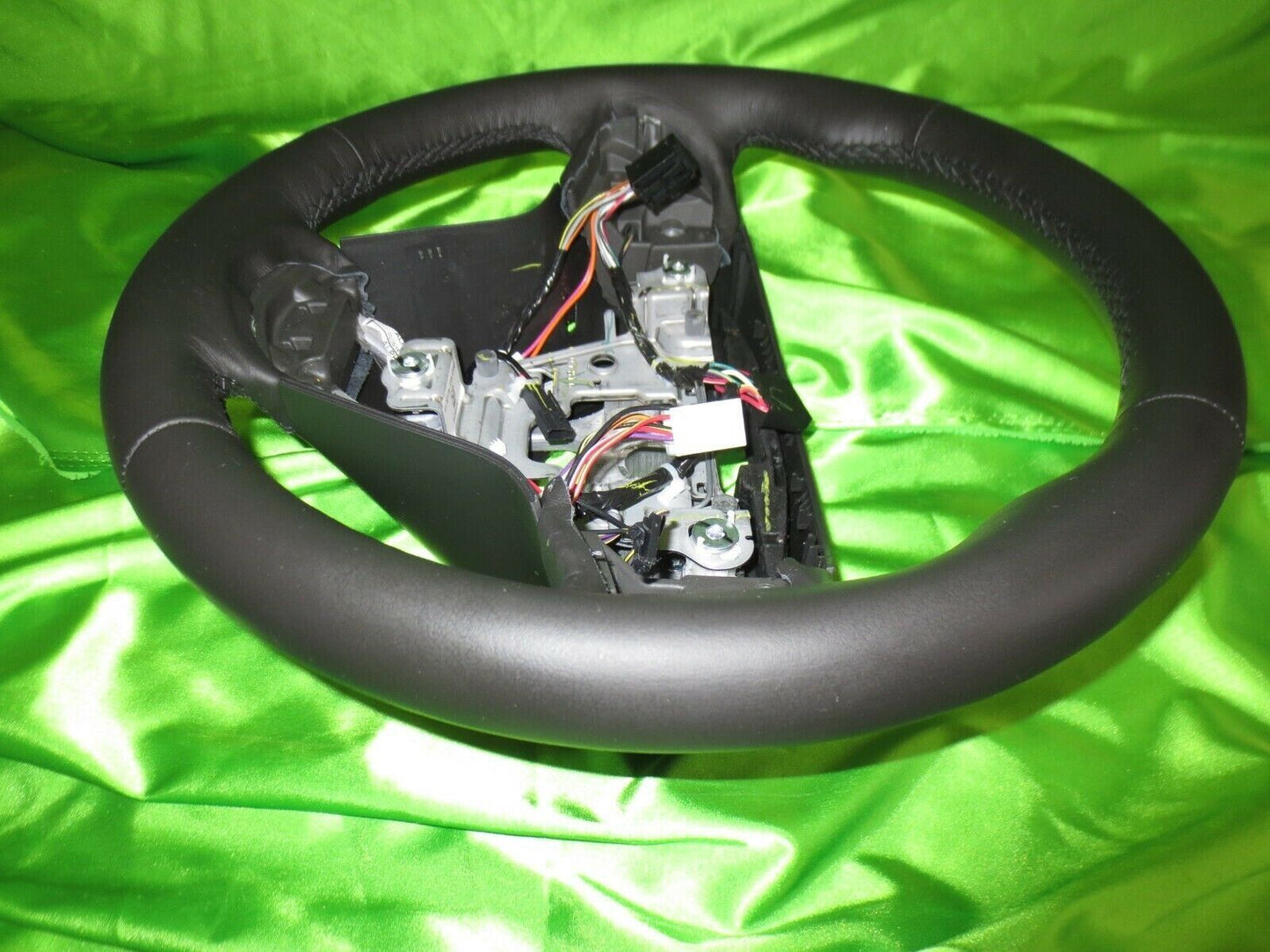 14-17 Cadillac CTS Black Leather Heated Steering Wheel 84304485