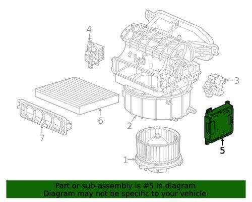 16-19 Genuine Honda AC Control Module 79610TBAA51